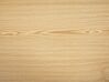 Konsola 2 szuflady fronty rattanowe jasne drewno ODELL_848820