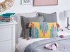 Set of 2 Tufted Cotton Cushions with Tassels 30 x 50 cm Multicolour DIJKOT_911716