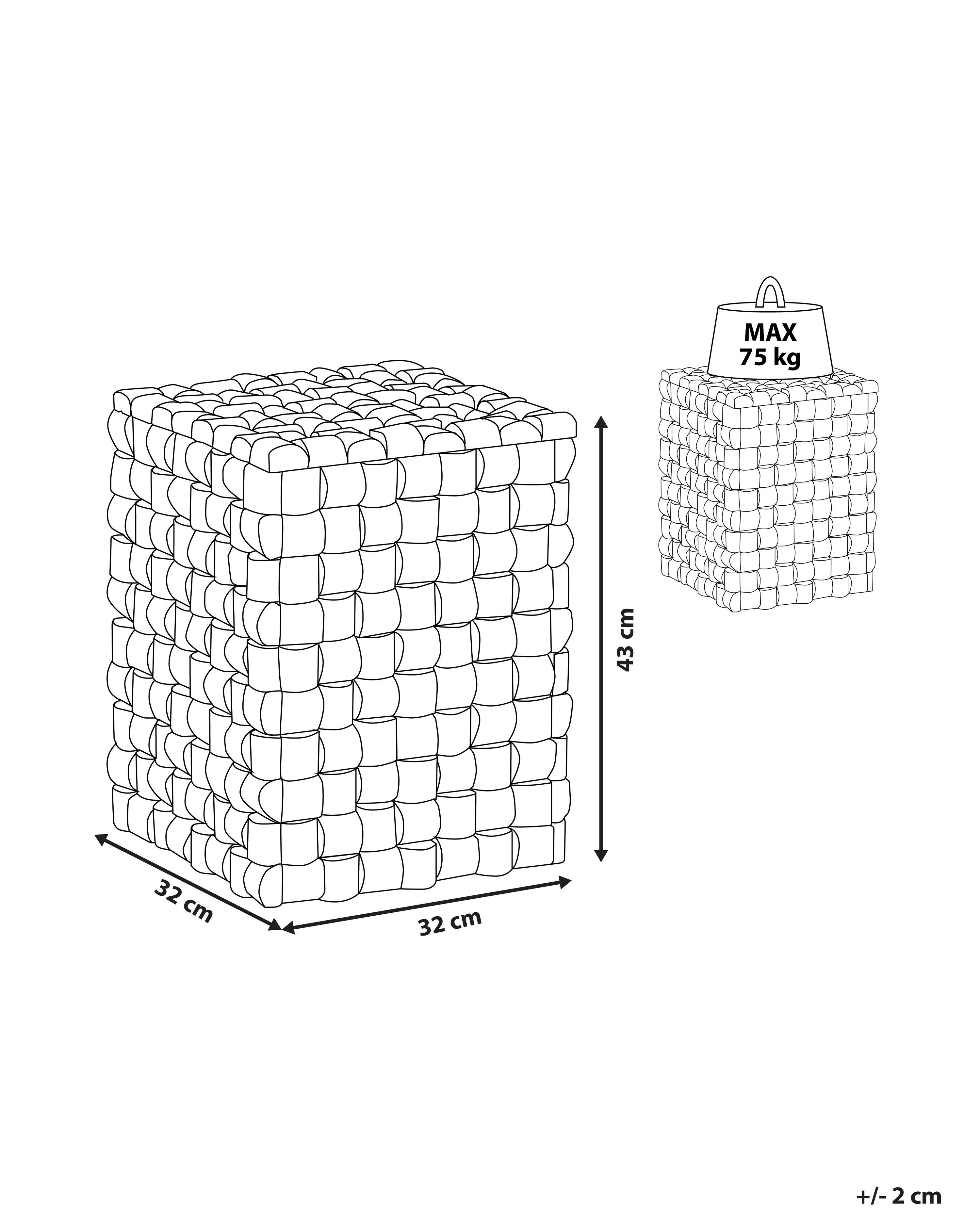 Bedside Table Light Wood CAJEME Beliani.co.uk