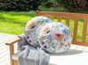 Set of 2 Outdoor Cushions Floral Pattern ⌀ 40 cm Multicolour MONESI_880851