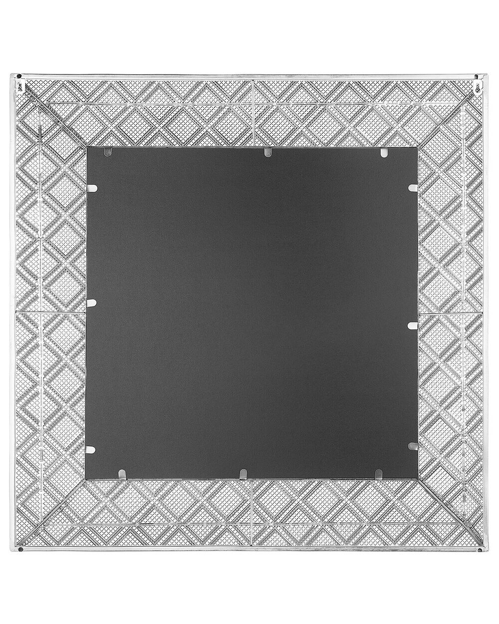 Wandspiegel silber quadratisch 80 x 80 cm EVETTES | Beliani.de