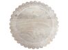 Tortenplatte Mangoholz hellbraun Antik-Optik rund ⌀ 30 cm MEMFIS_902216