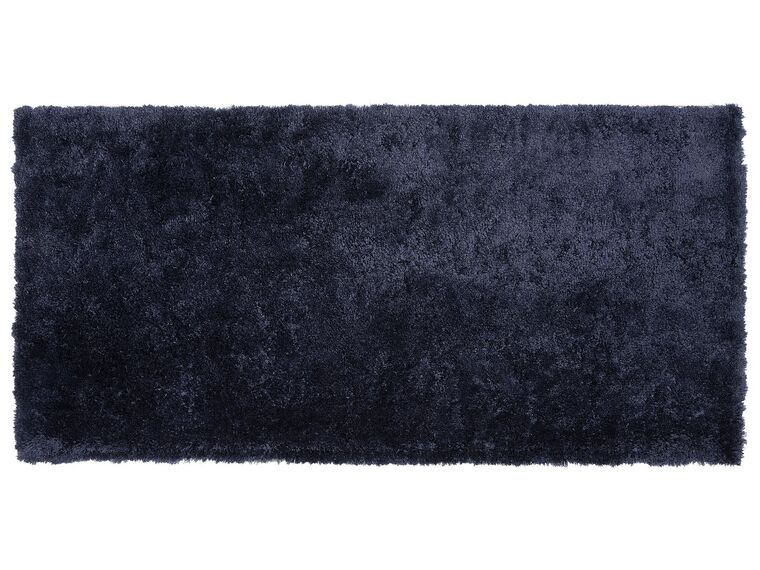 Matta lång lugg 80 x 150 cm mörkblå EVREN_758728