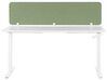 Skrivbordsskärm 180 x 40 cm grön WALLY_853232