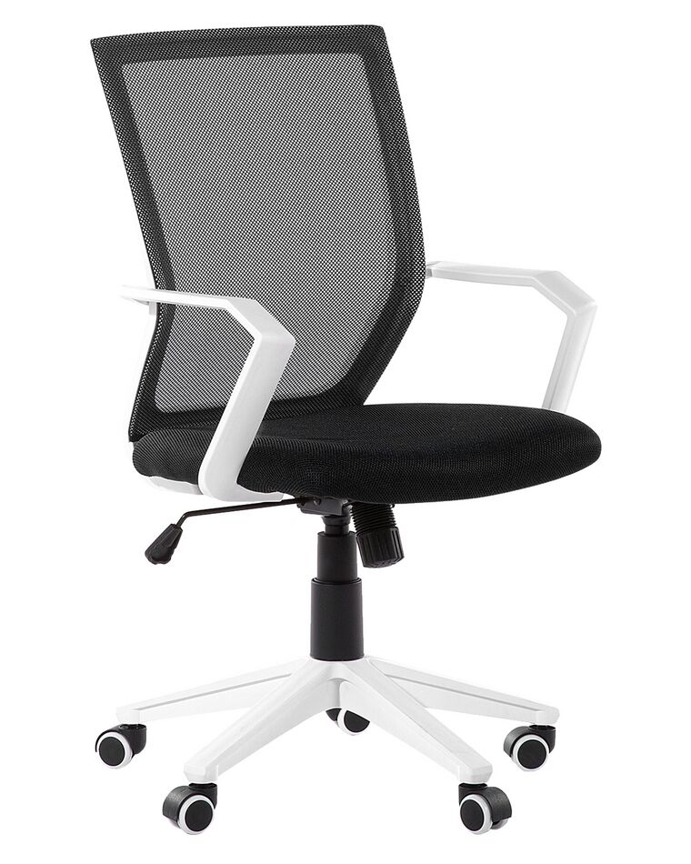 Krzesło biurowe regulowane czarne RELIEF_680314