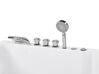 Right Hand Whirlpool Bath with LED 1690 x 810 mm White ARTEMISA_821511