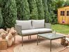 2 Seater Convertible Garden Sofa Set Green TERRACINA_863721