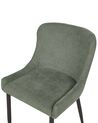 Set of 2 Dining Chairs Green EVERLY_881869