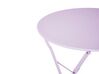 Balkongset av bord och 2 stolar violett FIORI_814896