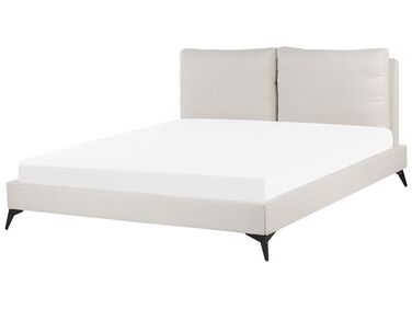 Béžová postel 180 x 200 cm ženilka MELLE