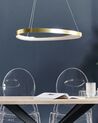 Lámpara de techo LED de acrílico/metal dorado ⌀ 61 cm KRABURI_824595
