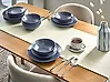 Set veselă 18 piese VIVANI Piatră ceramică Albastru