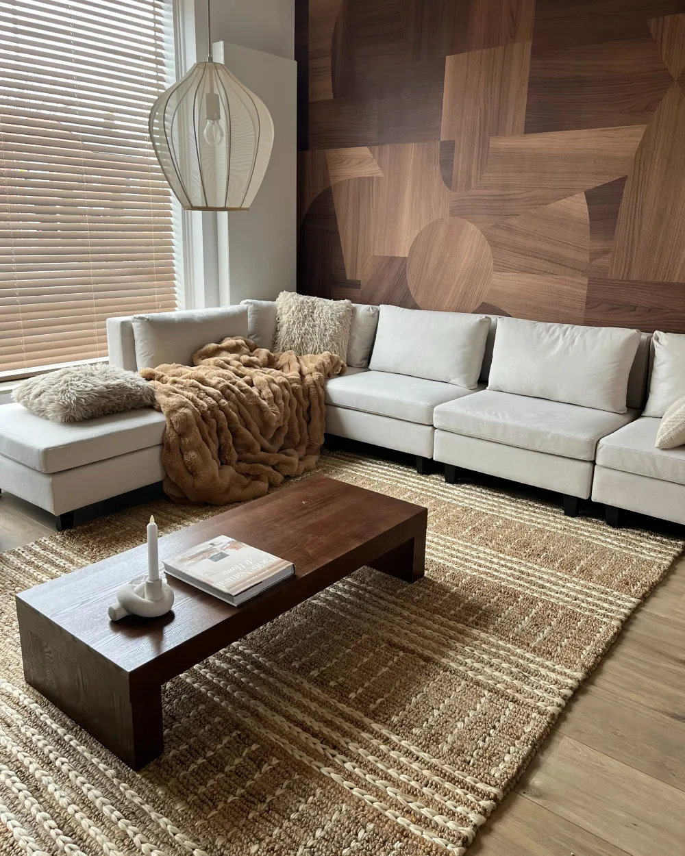 Couverture Fausse Fourrure Réversible – 160 X 195 Cm – Face Fourrure / Revers Sherpa – Marron – Canapé & Lit