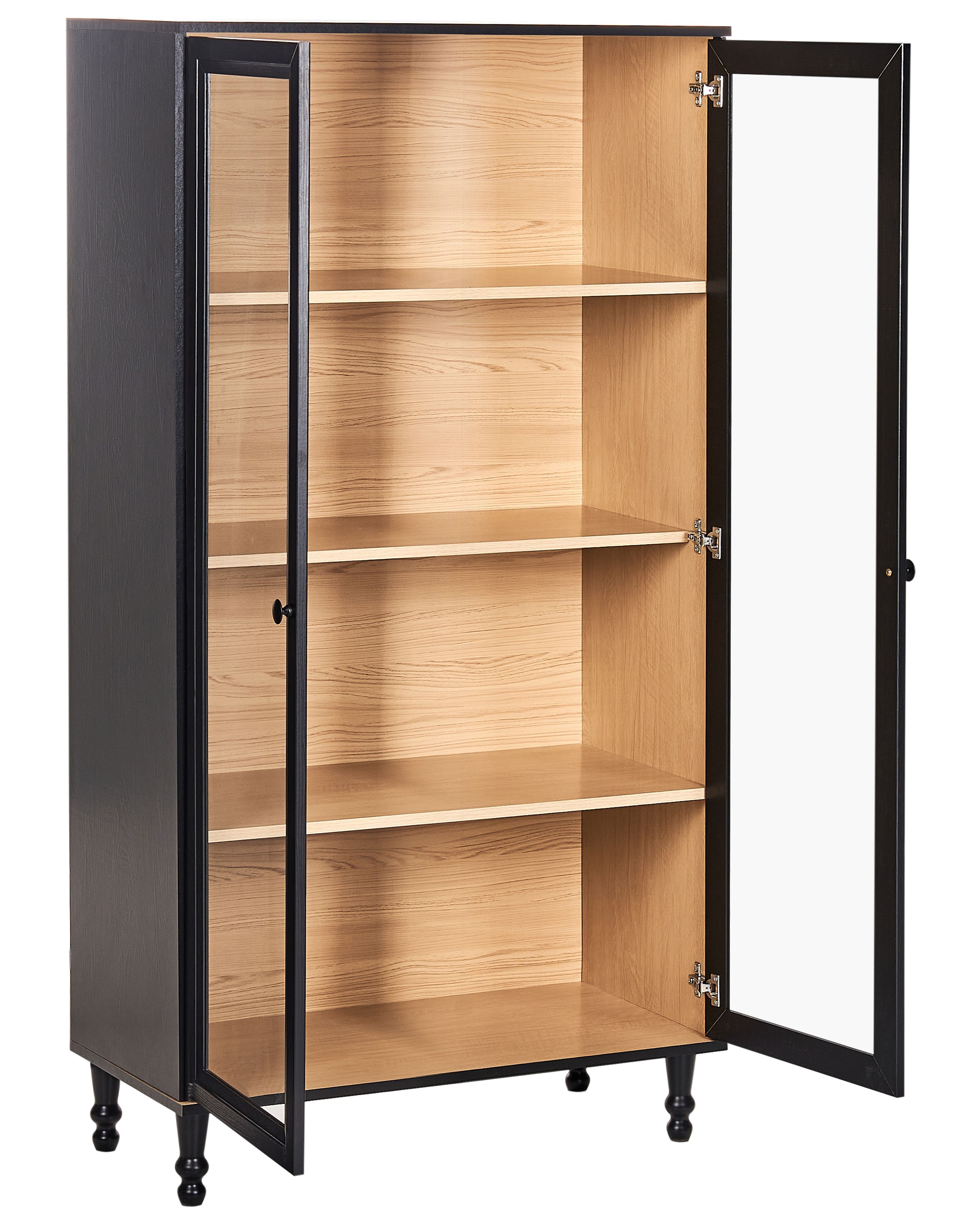 Armoire vitrine TINGLEDALE 40 cm Noir