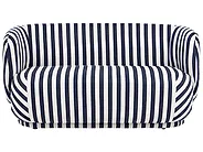 Sofa 3 Seater MELLOSA Fabric Off-White/Blue_1195068