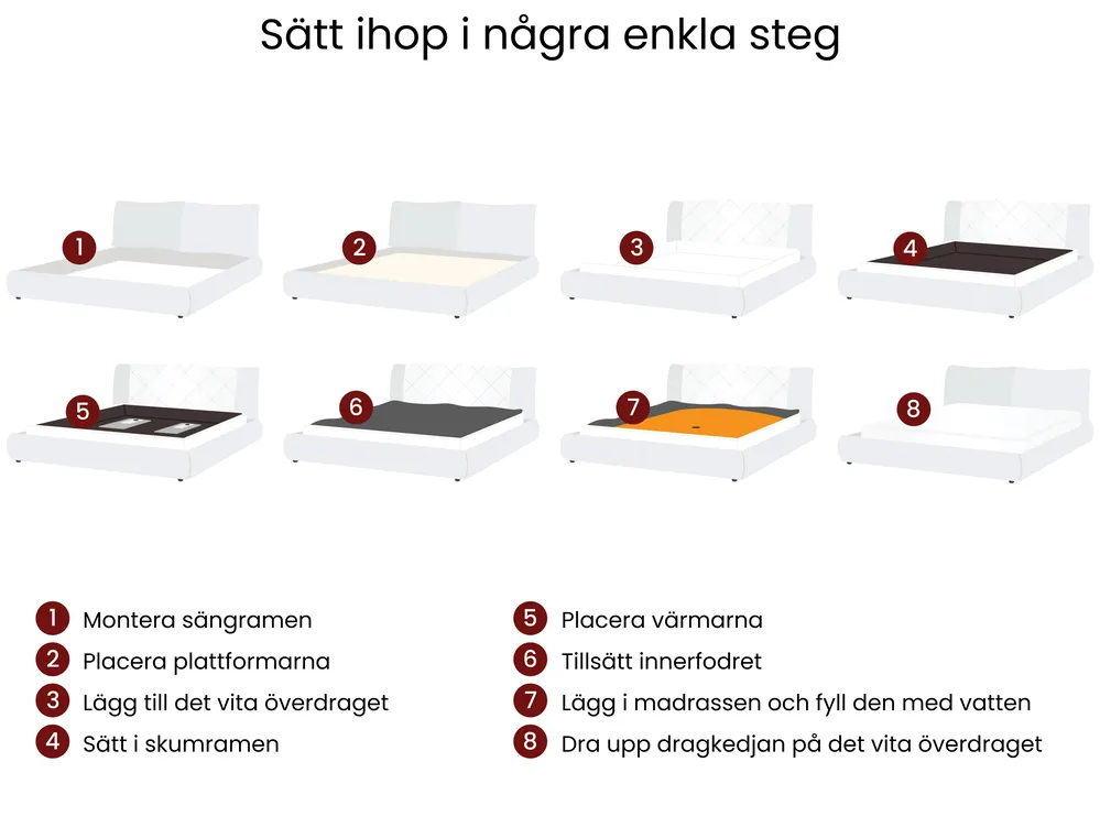 Vattensäng Sammet AVALLON 140 x 200 cm Grå_1020676