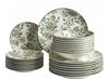 24 darabos étkészlet BASIL Porcelán Zöld