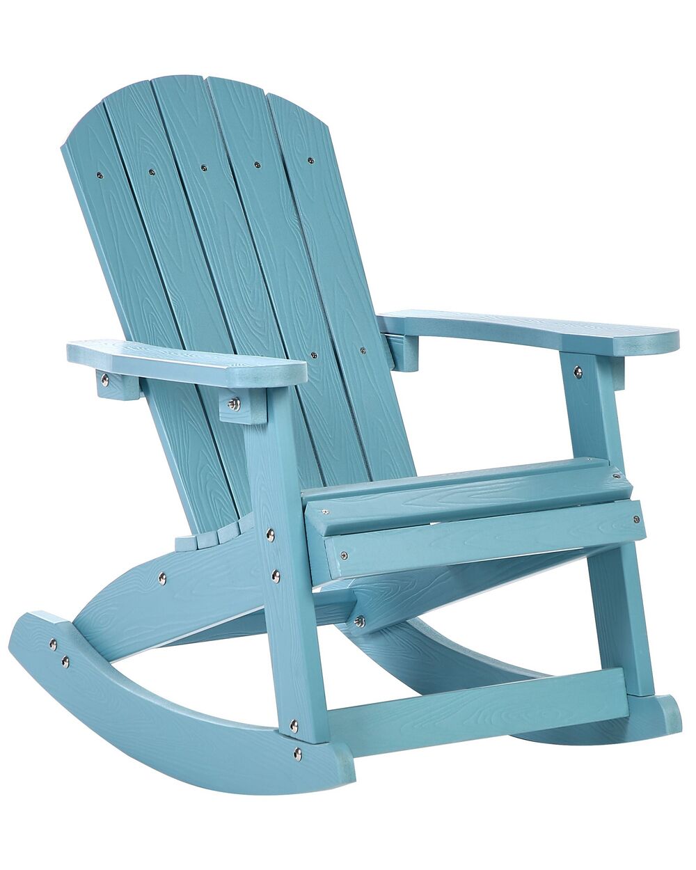 Garden Kids Rocking Chair Light Blue ADIRONDACK Beliani