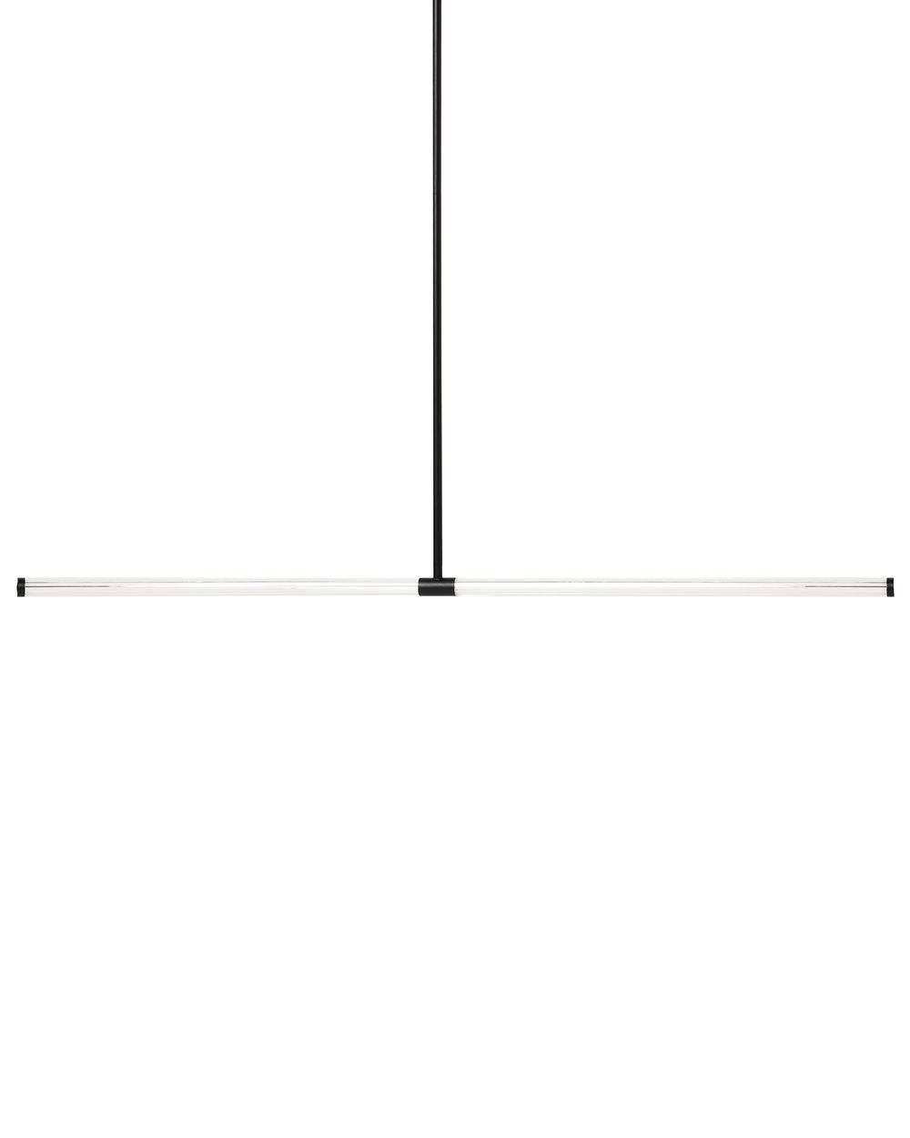 Lampadario a LED MAGARA Metallo Nero