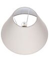Tischlampe Keramik weiß 57 cm Kegelform AMBLO_897982
