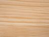 Cama con somier de madera de pino clara 140 x 200 cm ROYAN_754747