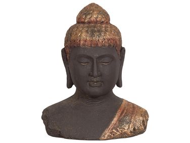 Koriste Buddha musta/kulta 47 cm CARUM