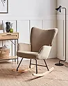 Rocking Chair ARSET Corduroy Taupe