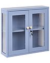 Wall Cabinet HARLYN 60 cm Metal Blue