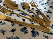 30 Piece Cutlery Set FUSILLI Gold_927427