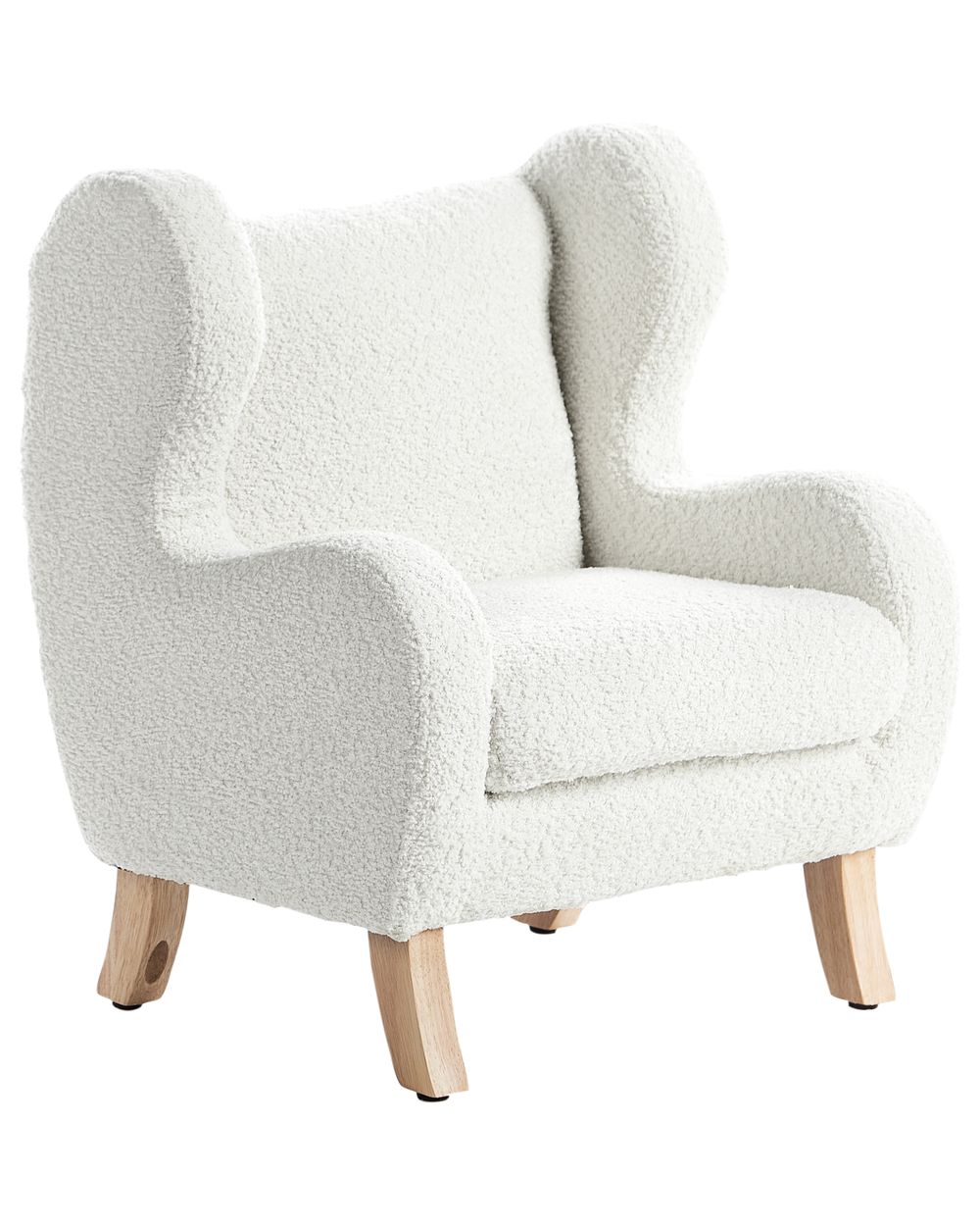 off white armchair