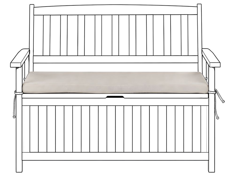 Pernă pentru bancă SOVANA 108 x 45 cm Bej