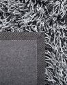Shaggy Area Rug 140 x 200 cm Black and White CIDE_746808