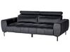 5 personers sofasæt sort velour VEGAMO_926002