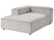 Modular Corner Sofa 5 Seater ARDAL Corduroy Taupe Left Hand_1011140