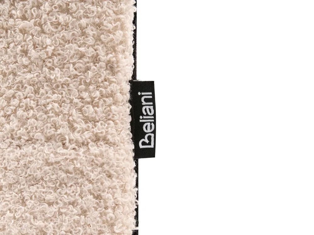 Ottoman Bed CHADENET Boucle Light Beige 160 x 200 cm (EU King Size)_1151092
