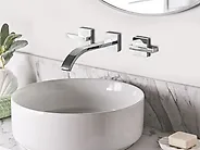 Bateria umywalkowa podtynkowa BERRACO Mosiądz Srebrny_1184086