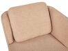 Left Hand Boucle Chaise Lounge Light Brown ARTHEZE _930119