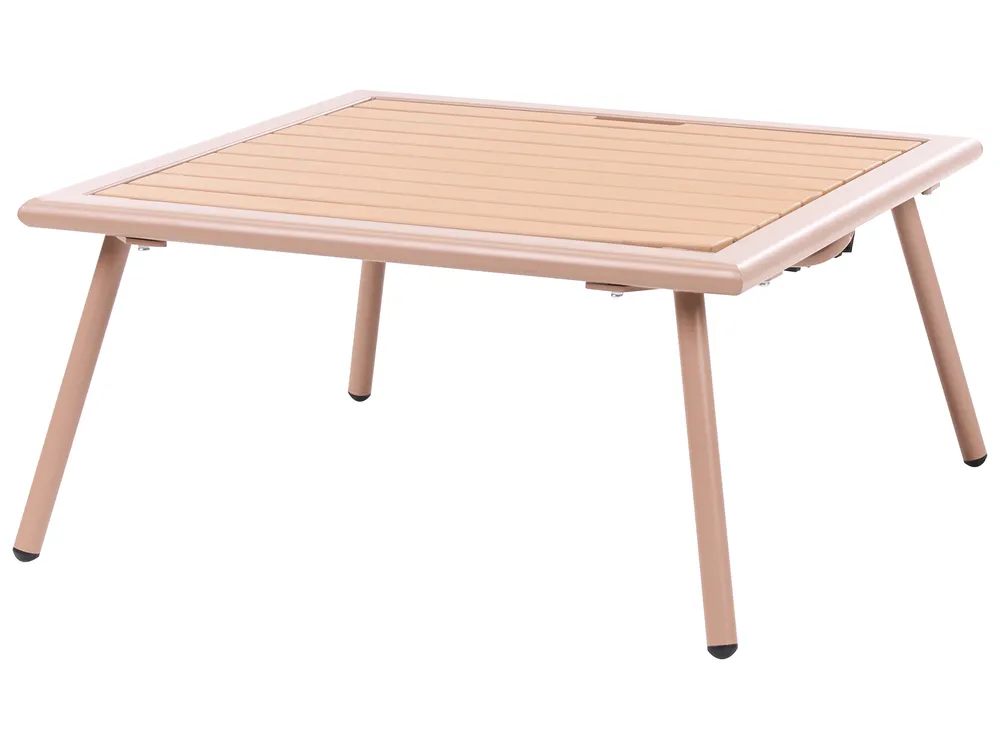 Garden Corner Sofa with Table 4 Seater CACCAMO Beige_1064184