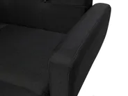 Living Room Set FLORLI Fabric Black_704207