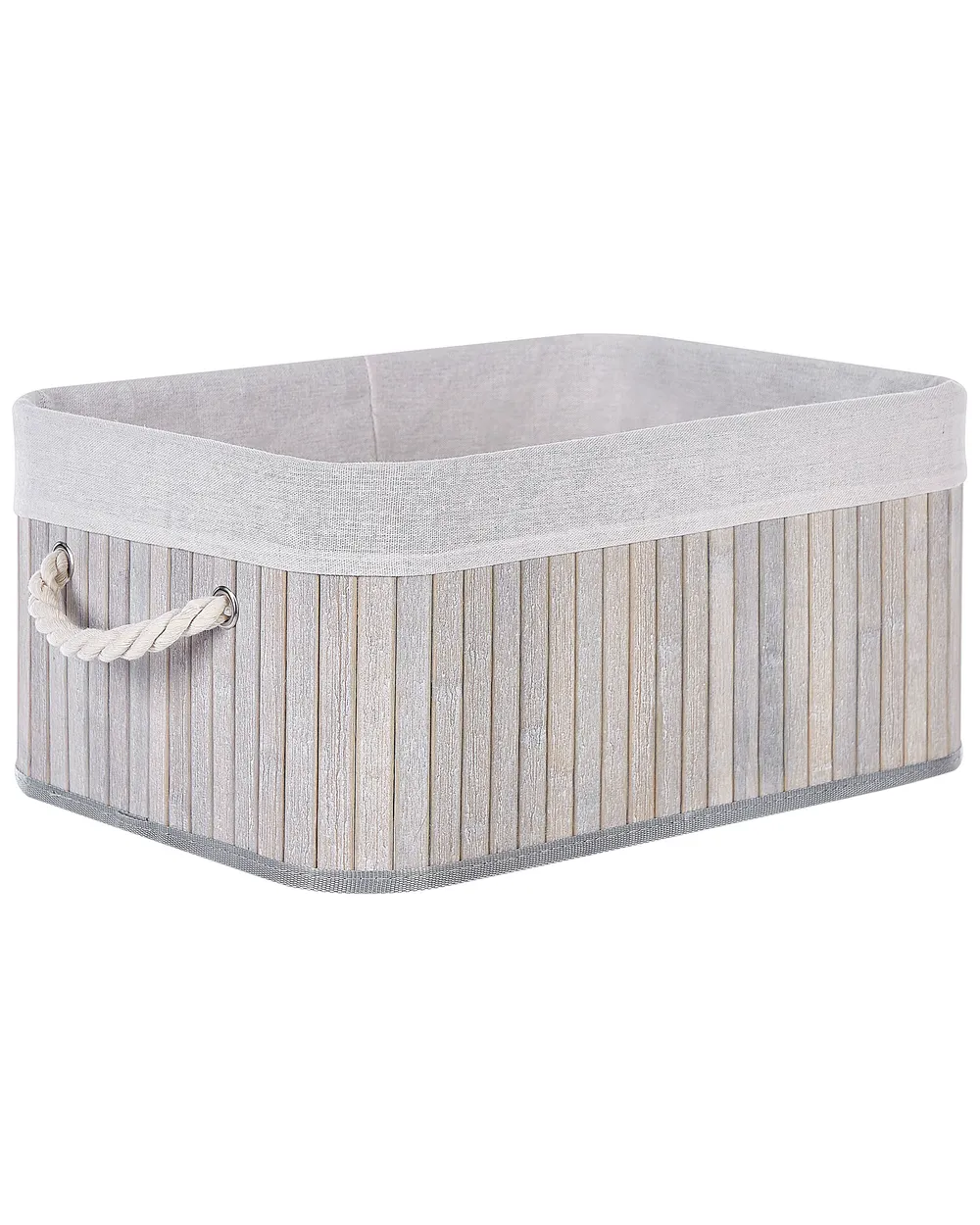 Conjunto de 5 cestos TALPE Bambu Cinzento_849966