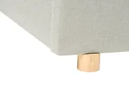 Lit avec tiroirs de rangement SOUTRIN Tissu Beige 160 x 200 cm_993431