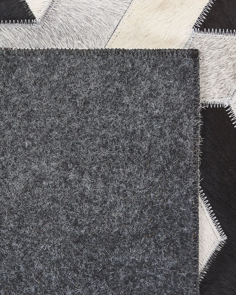 Rug NARMAN Grey 140 x 200 cm Leather_780714