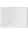 Miroir mural LED Bluetooth 80 x 60 cm argenté PRENOIS_932283