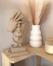 Accessoire Décoratif Visage PUUMALA Gris_1173832