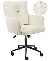 Desk Chair ALPINE Boucle Off-White