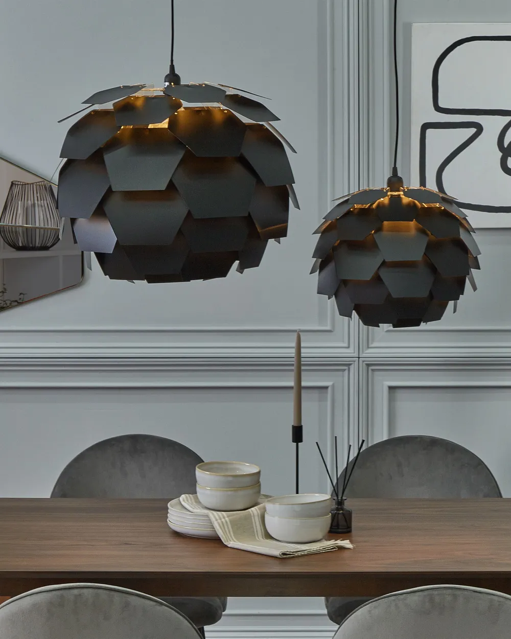 Lampa wisząca SEGRE S Czarny