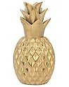 Figura decorativa Piña TYANA Cerámica Dorado