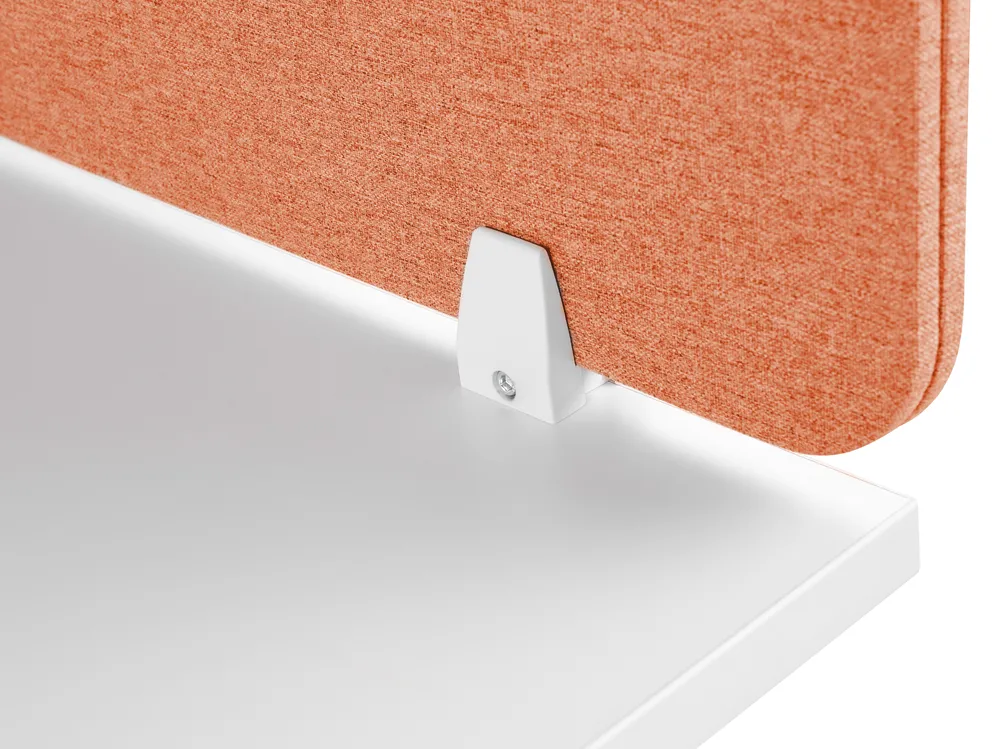 Desk Screen WALLY 80 x 40 cm Light Red_853130
