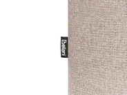 Corner Sofa Bed 3 Seater NASSJO with Storage Faux Linen Light Brown Left Hand_999851