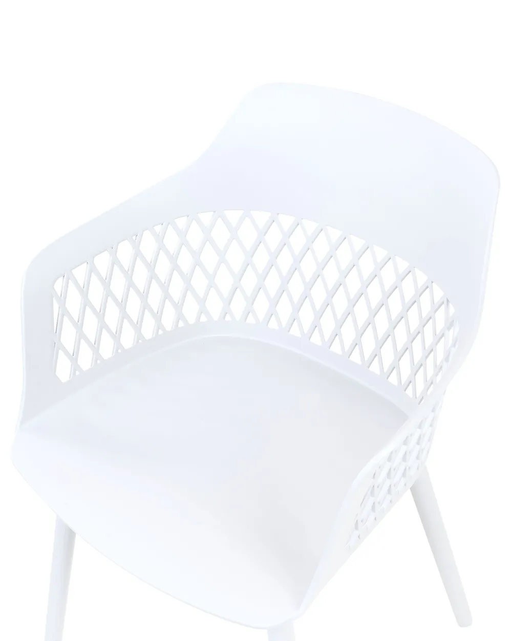 Set di 2 sedie da pranzo ALMIRA Bianco_861897